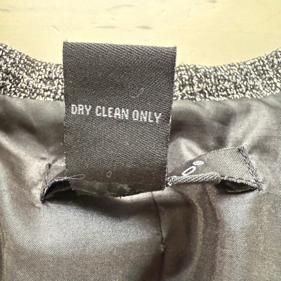 Sandro Sportswear‎ Gray Tweed Blazer Ruffle Front, Size Medium - Picture 10 of 10